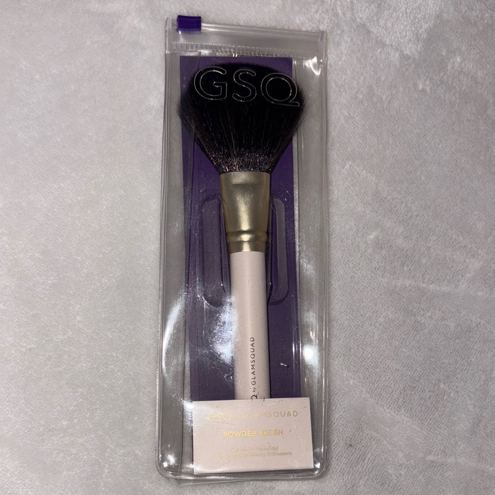 Powder Brush - Gold and White
